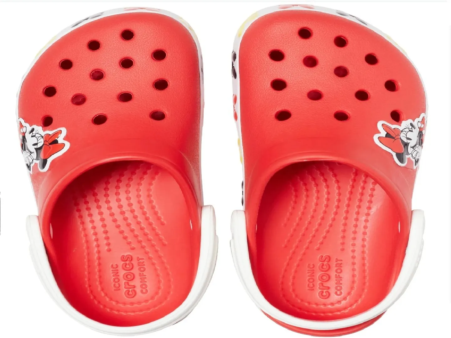 Sandalias Crocs Minnie Mouse Rojo Para Niña