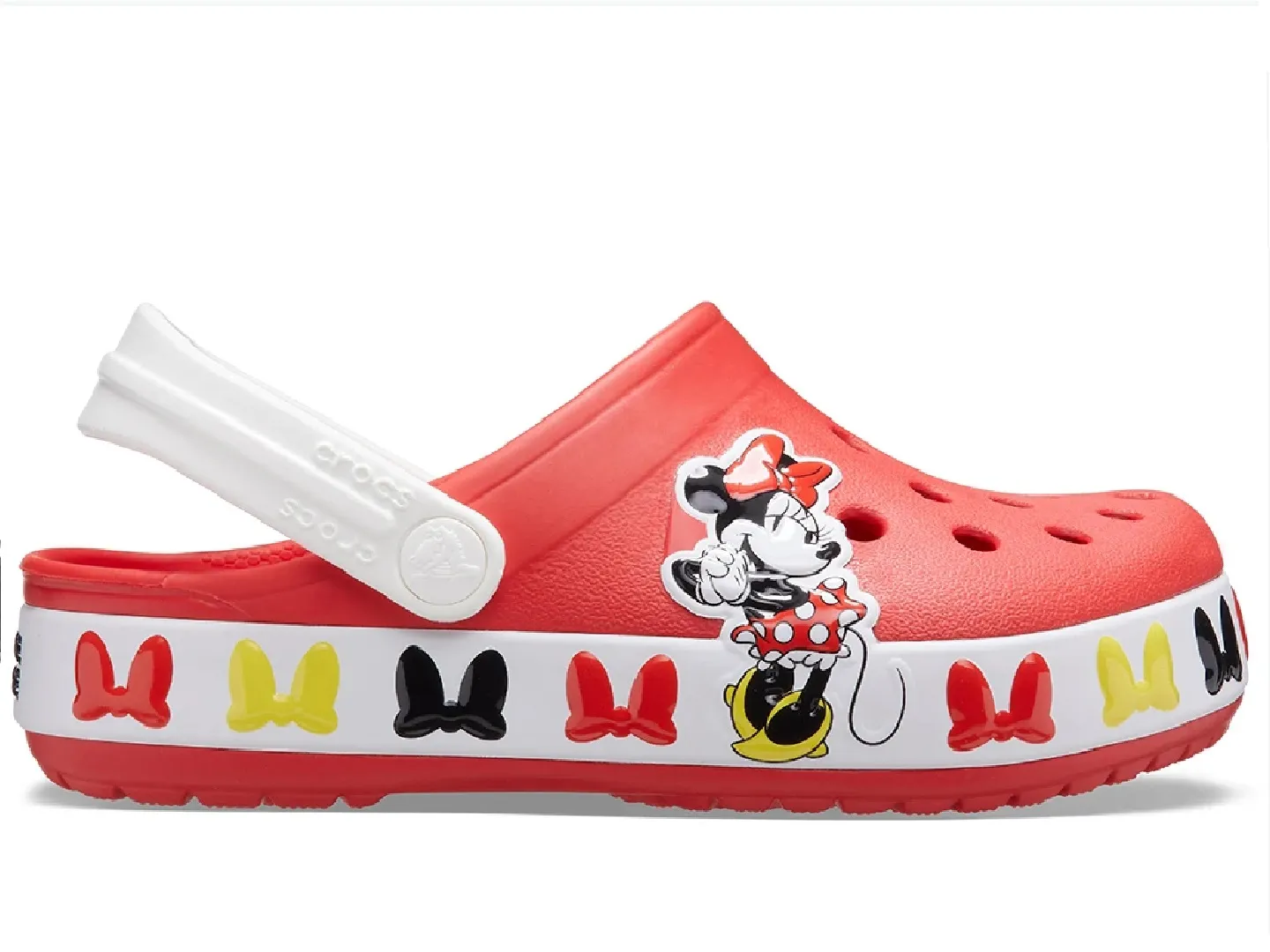 Sandalias Crocs Minnie Mouse Rojo Para Niña