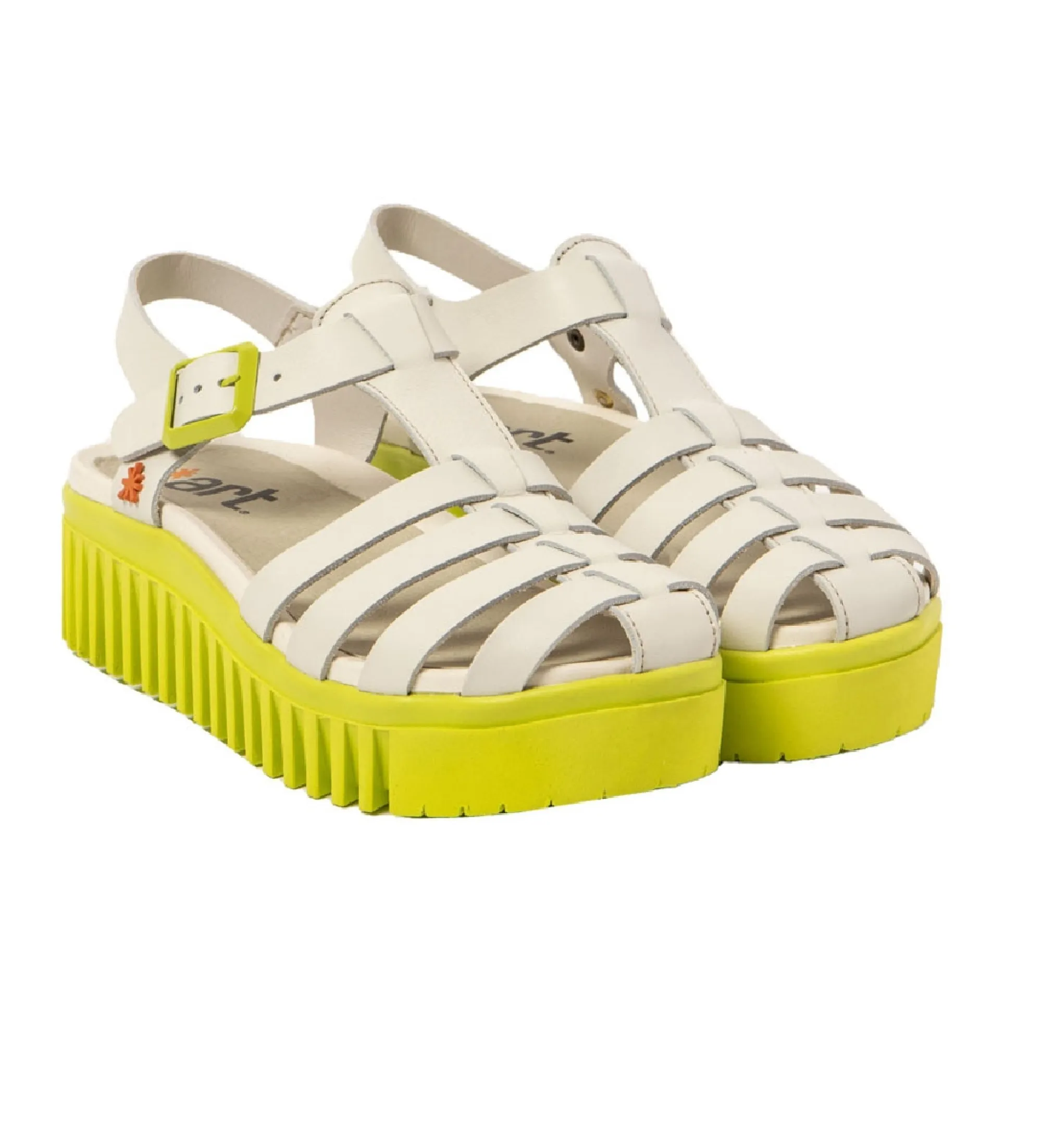 Sandalias de piel 1575 beige