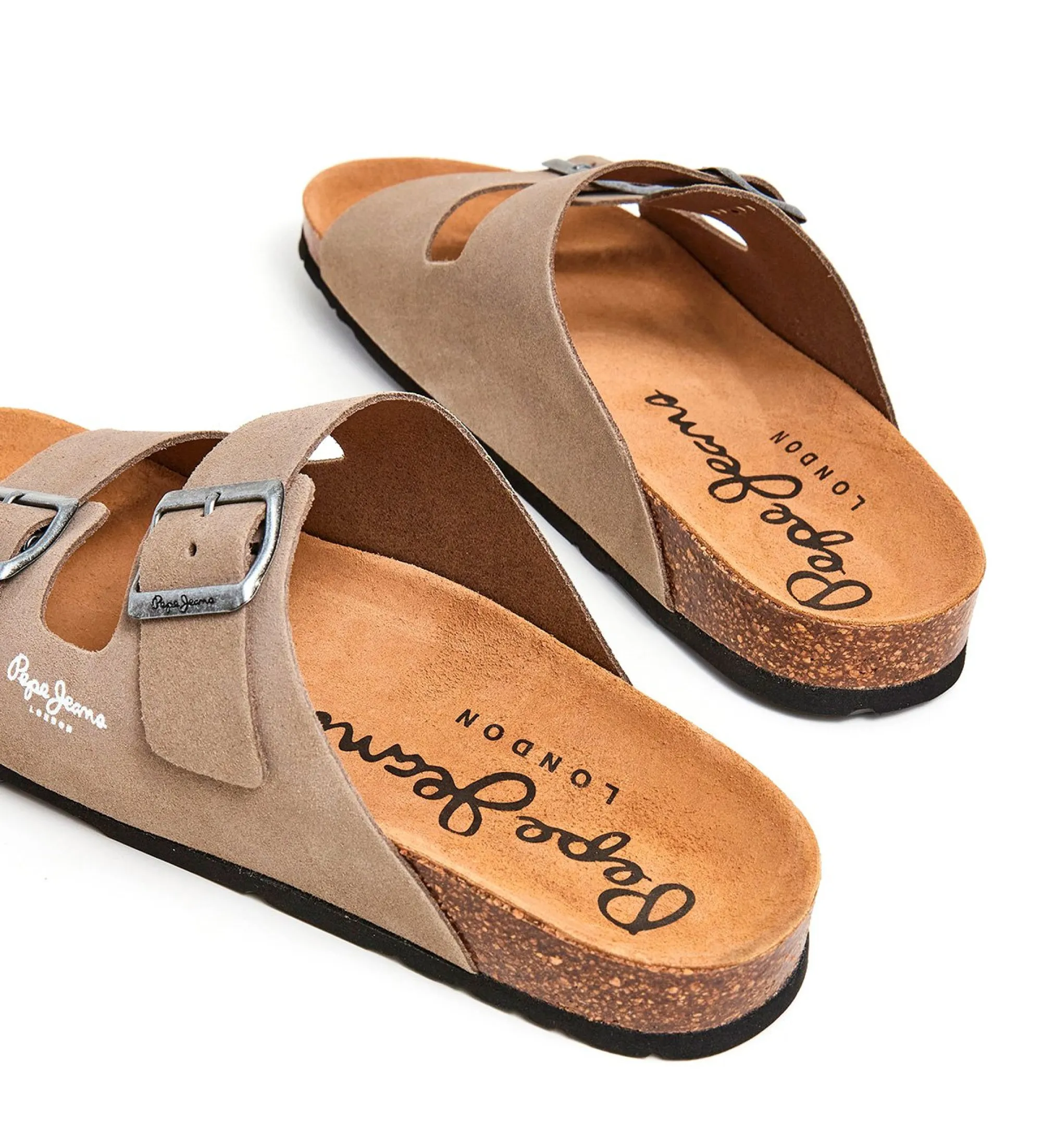 Sandalias de Piel Bio beige