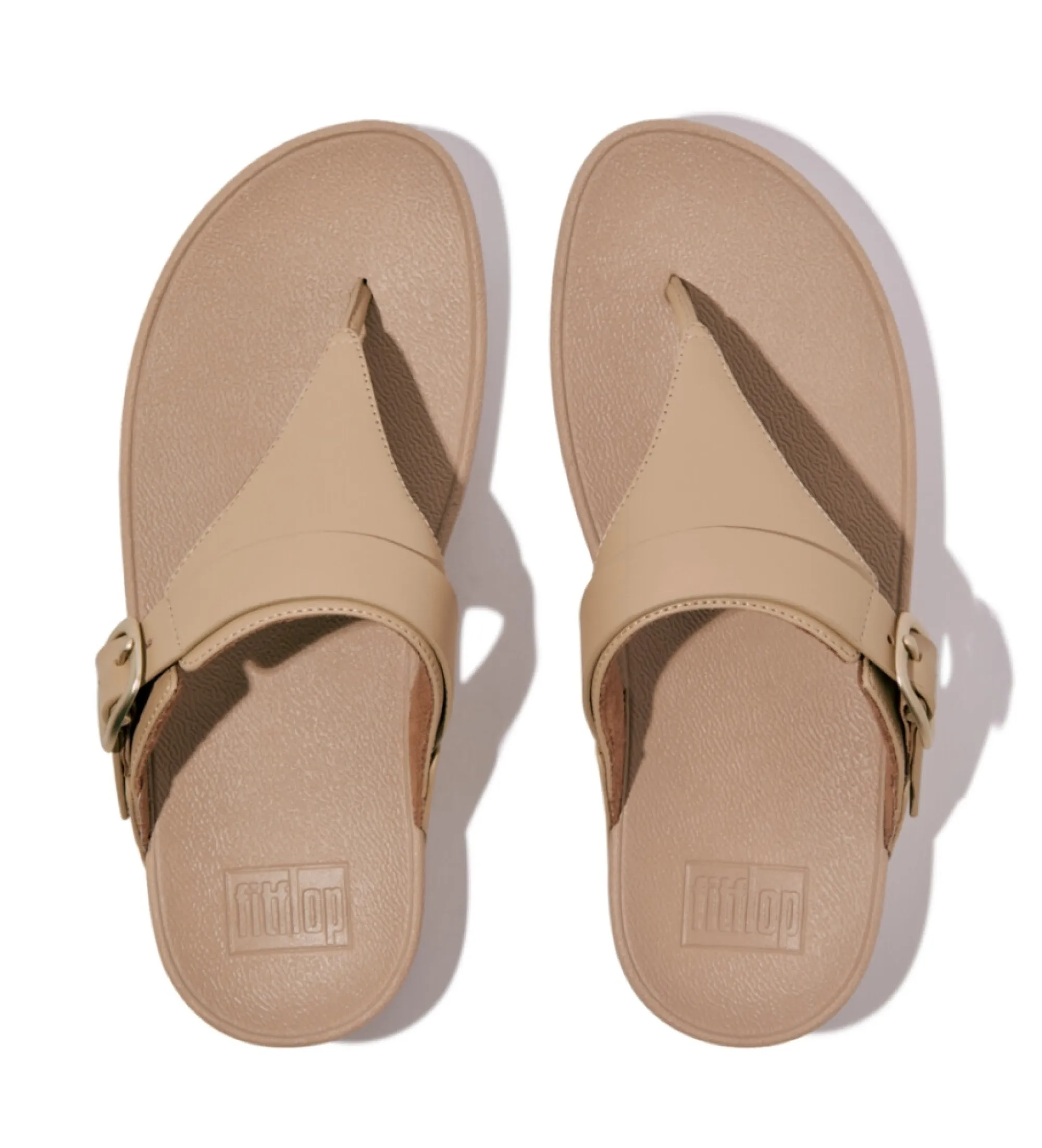Sandalias de piel Lulu beige