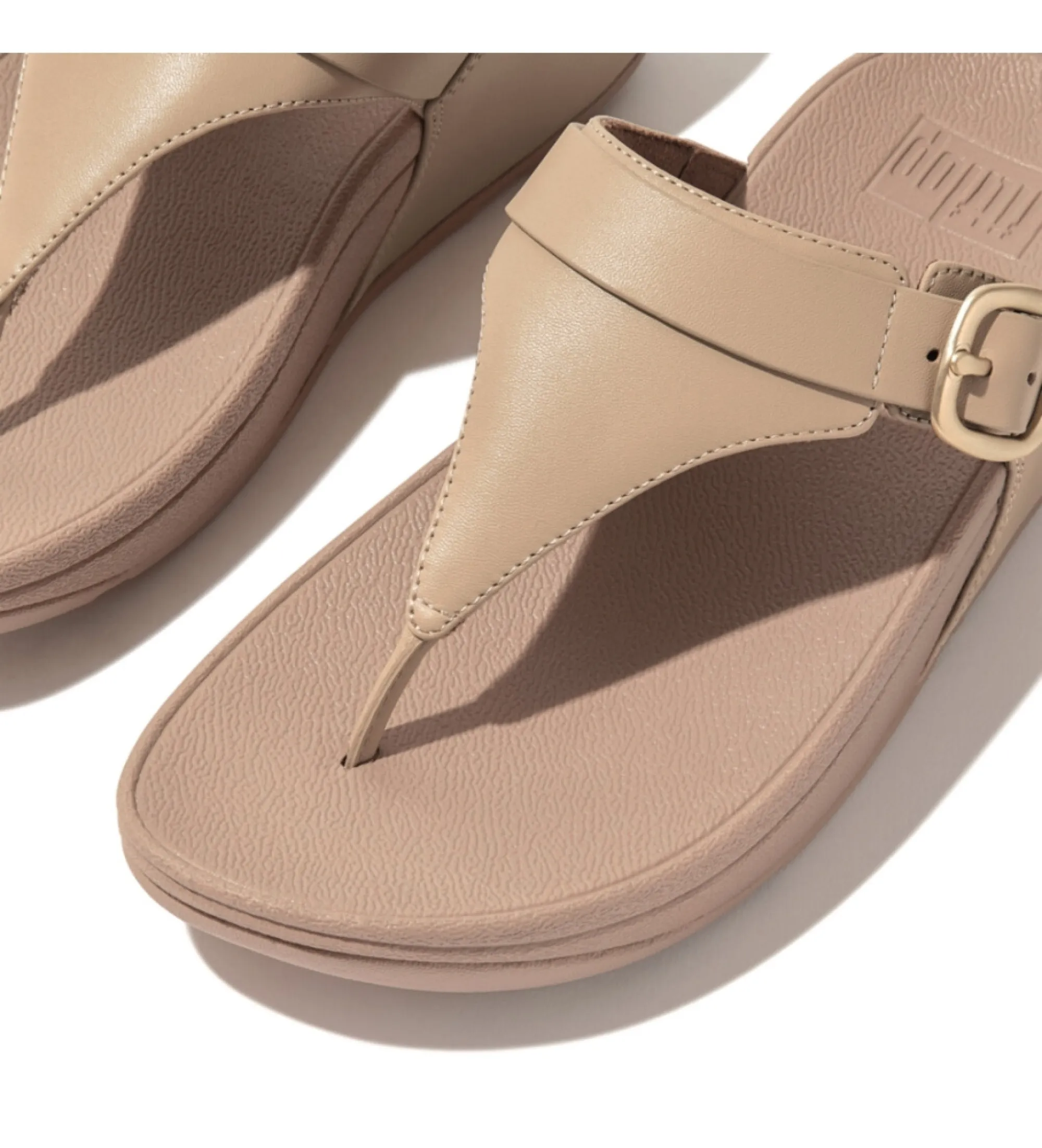 Sandalias de piel Lulu beige