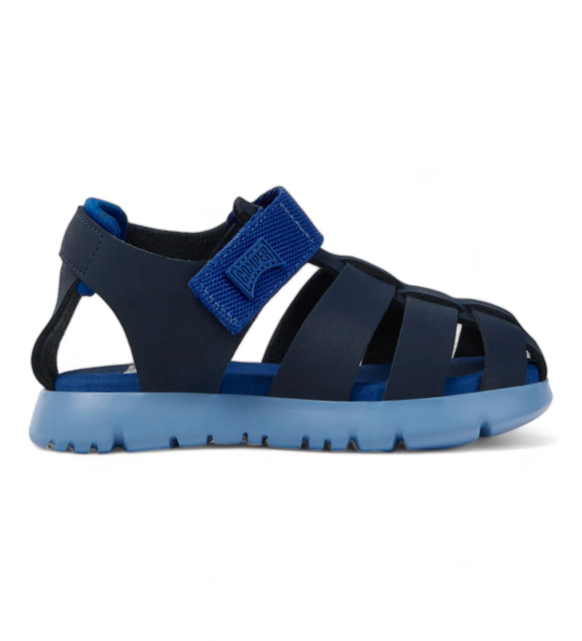Sandalias de piel Oruga azul