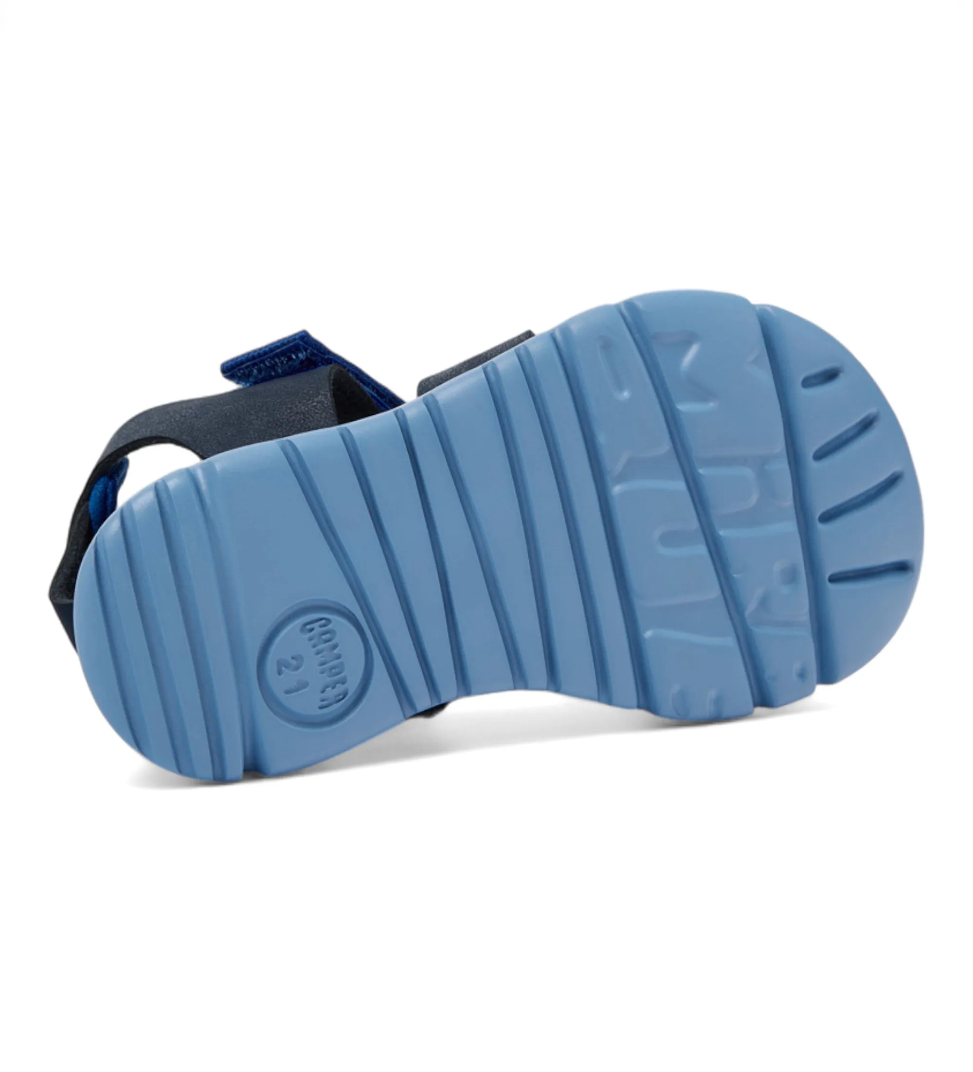 Sandalias de piel Oruga azul