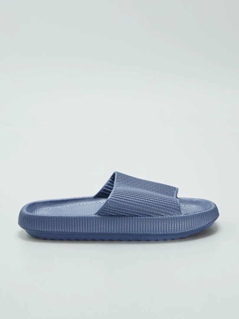 SANDALIAS DE PLáSTICO MOLDEADO  AZUL