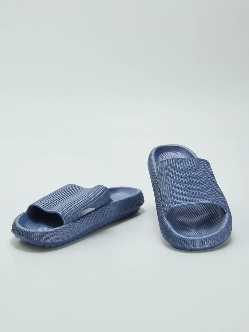 SANDALIAS DE PLáSTICO MOLDEADO  AZUL