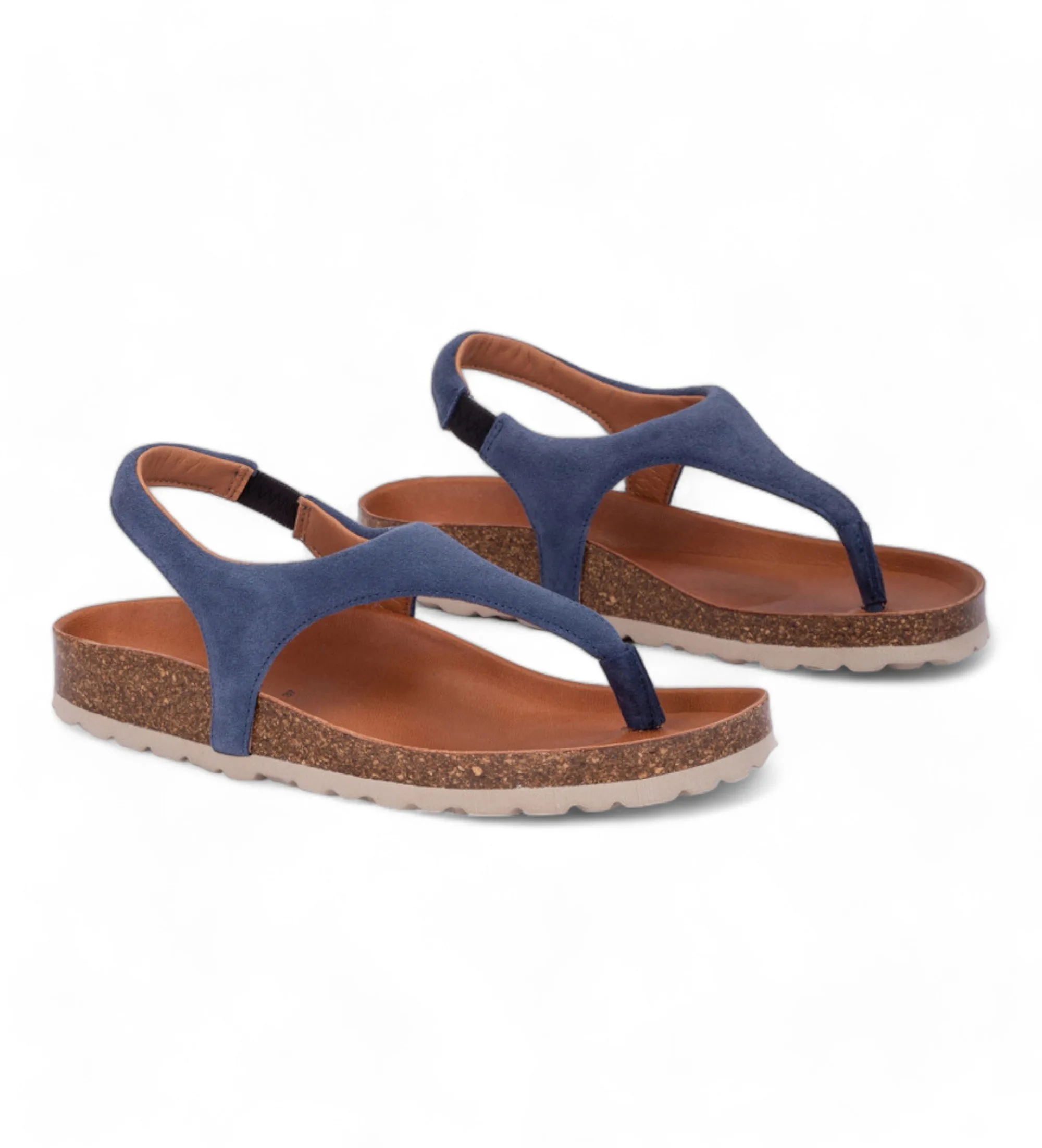 Sandalias de serraje Reagan azul
