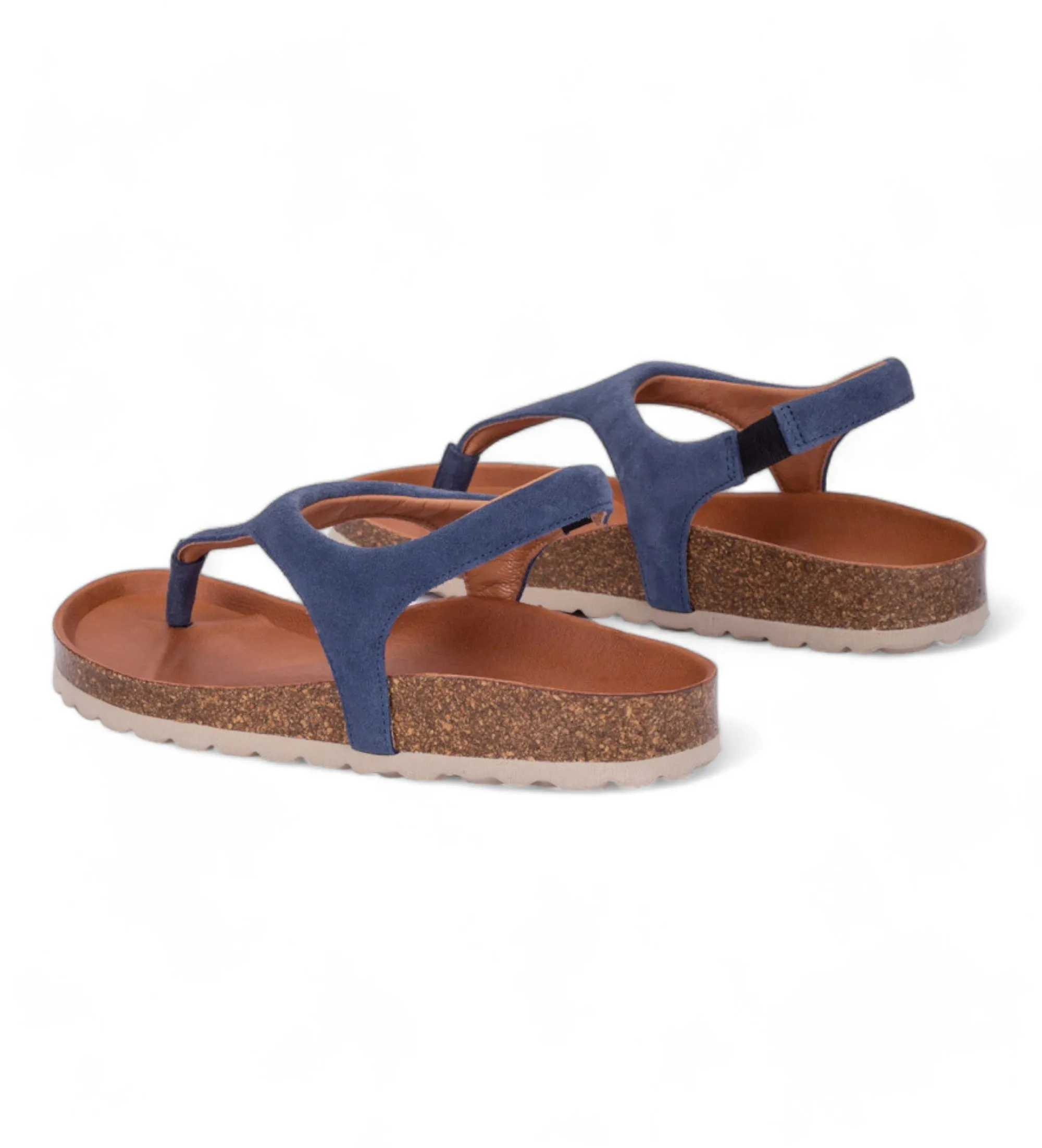Sandalias de serraje Reagan azul