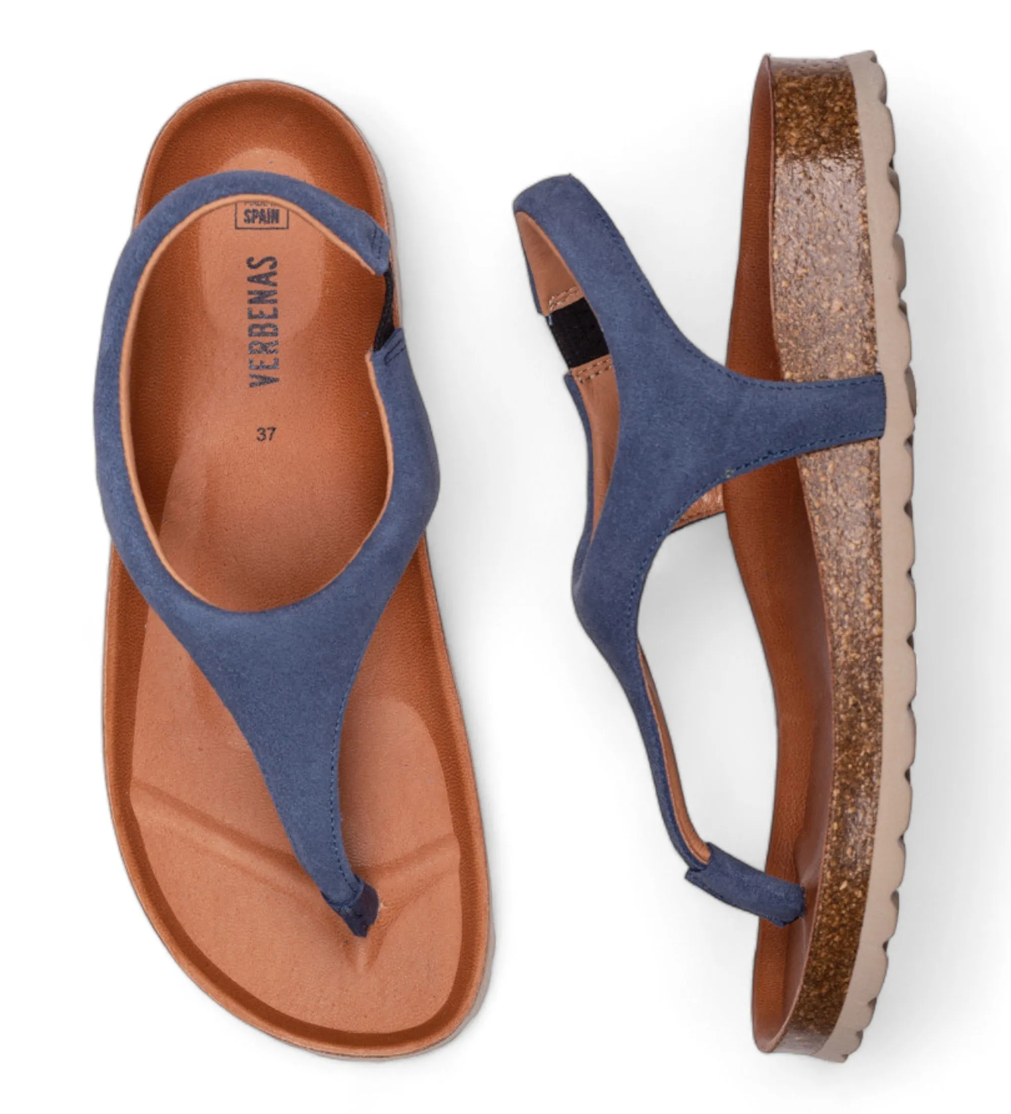 Sandalias de serraje Reagan azul