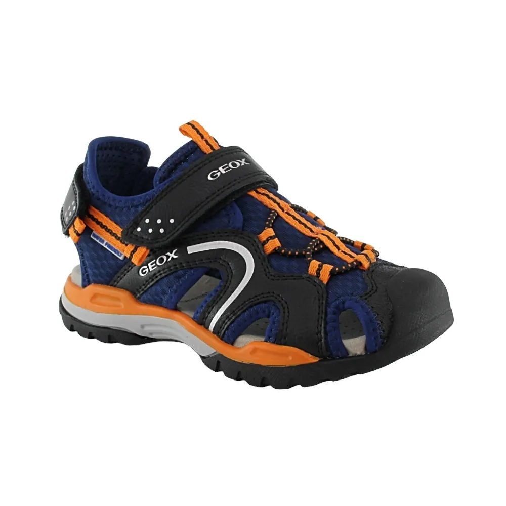 SANDALIAS GEOX BOREALIS AZULNARANJA