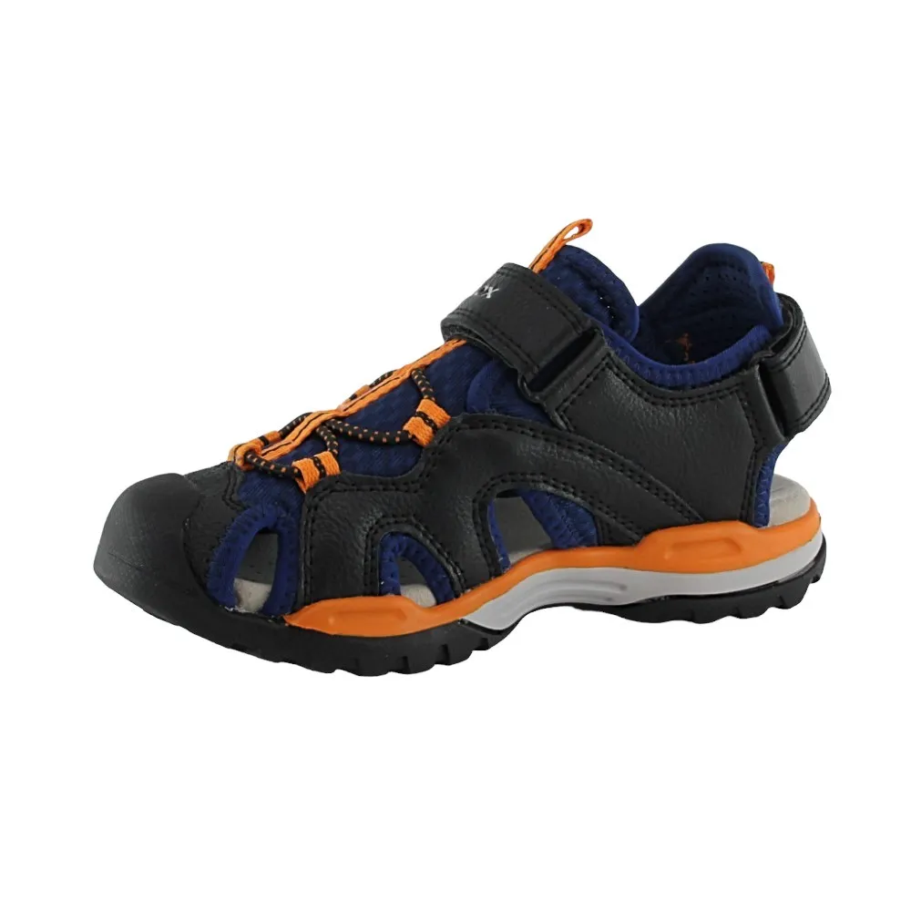 SANDALIAS GEOX BOREALIS AZULNARANJA