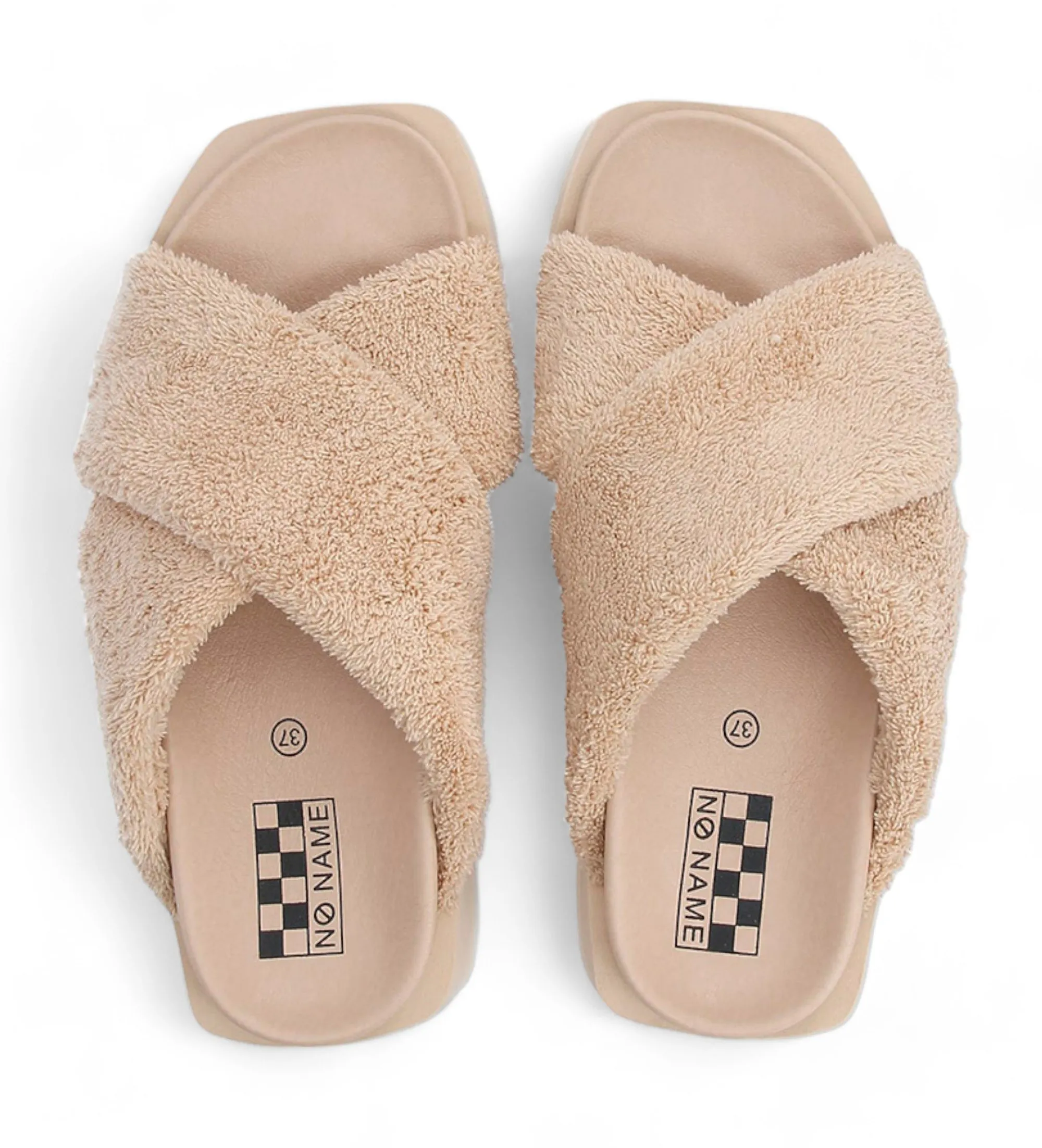 Sandalias July Slap Teddy beige