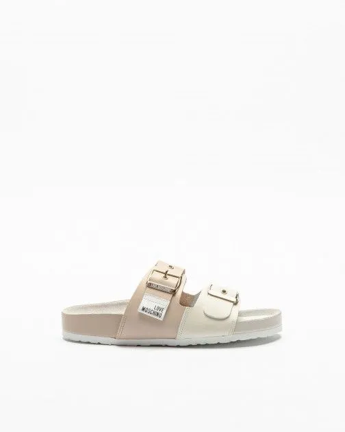 Sandalias Love Moschino JA28243G0I Beige