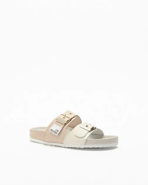 Sandalias Love Moschino JA28243G0I Beige