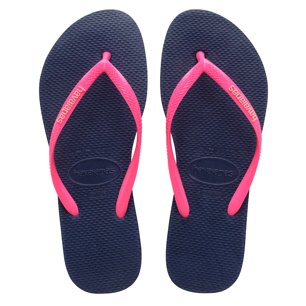 Sandalias Mujer Havaianas Slim Azul 