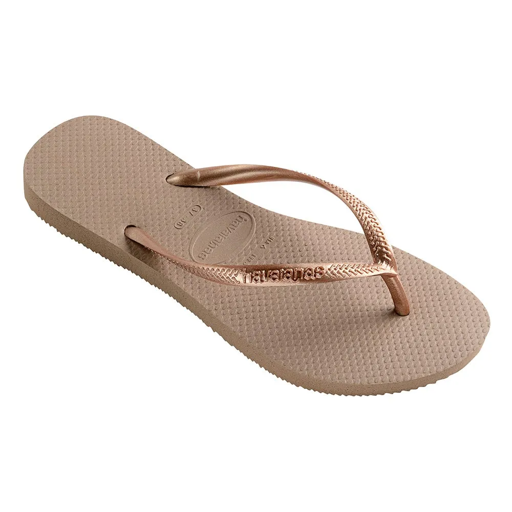 Sandalias Mujer Havaianas Slim Beige