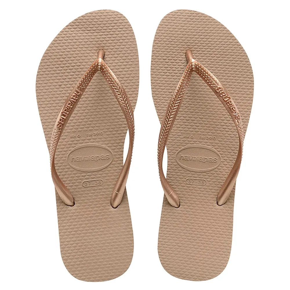 Sandalias Mujer Havaianas Slim Beige