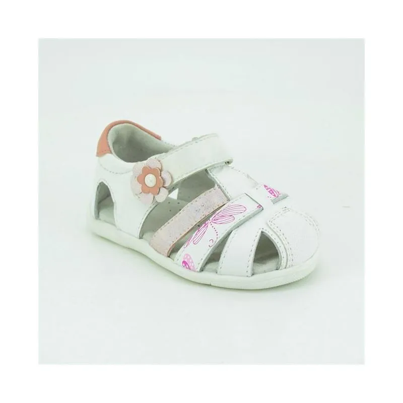 Sandalias niña talon y puntera reforzadas