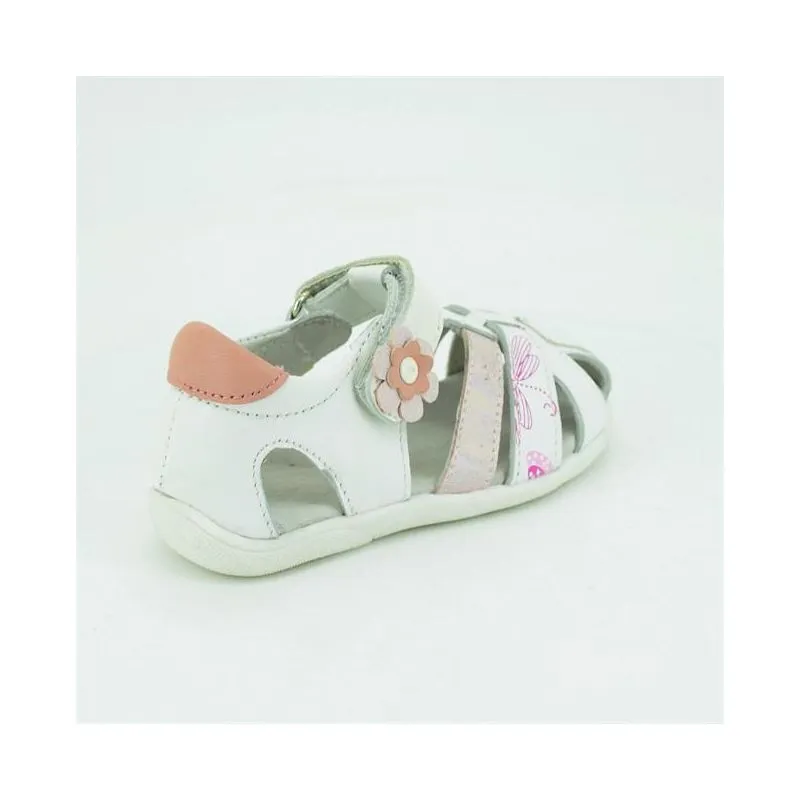 Sandalias niña talon y puntera reforzadas