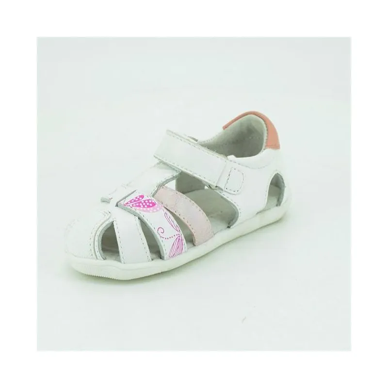 Sandalias niña talon y puntera reforzadas