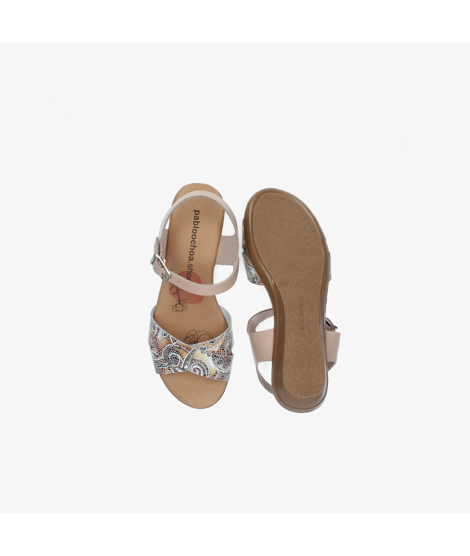 Sandalias pabloochoa.shoes 8057 en beige