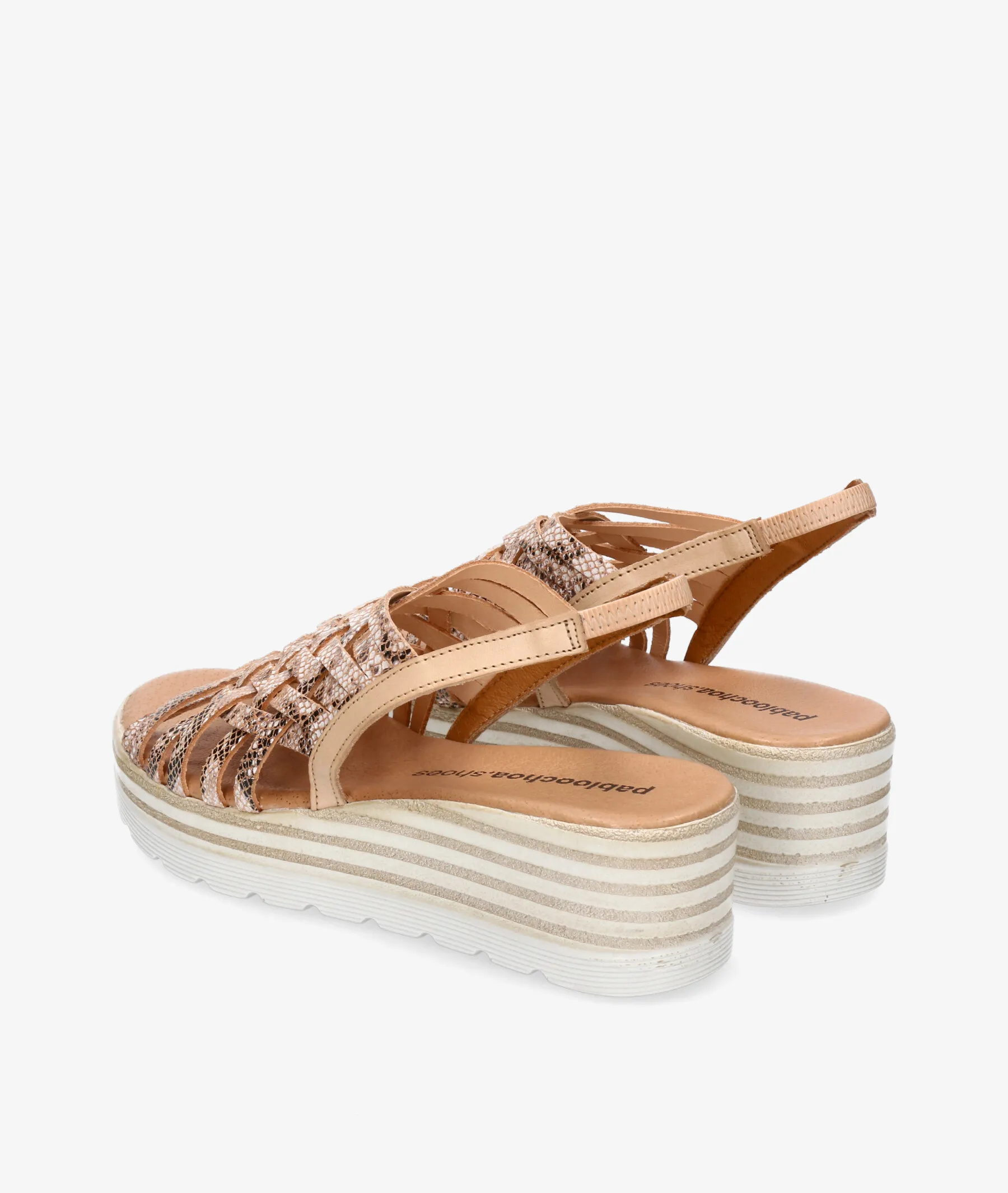 Sandalias pabloochoa.shoes 9056 en beige