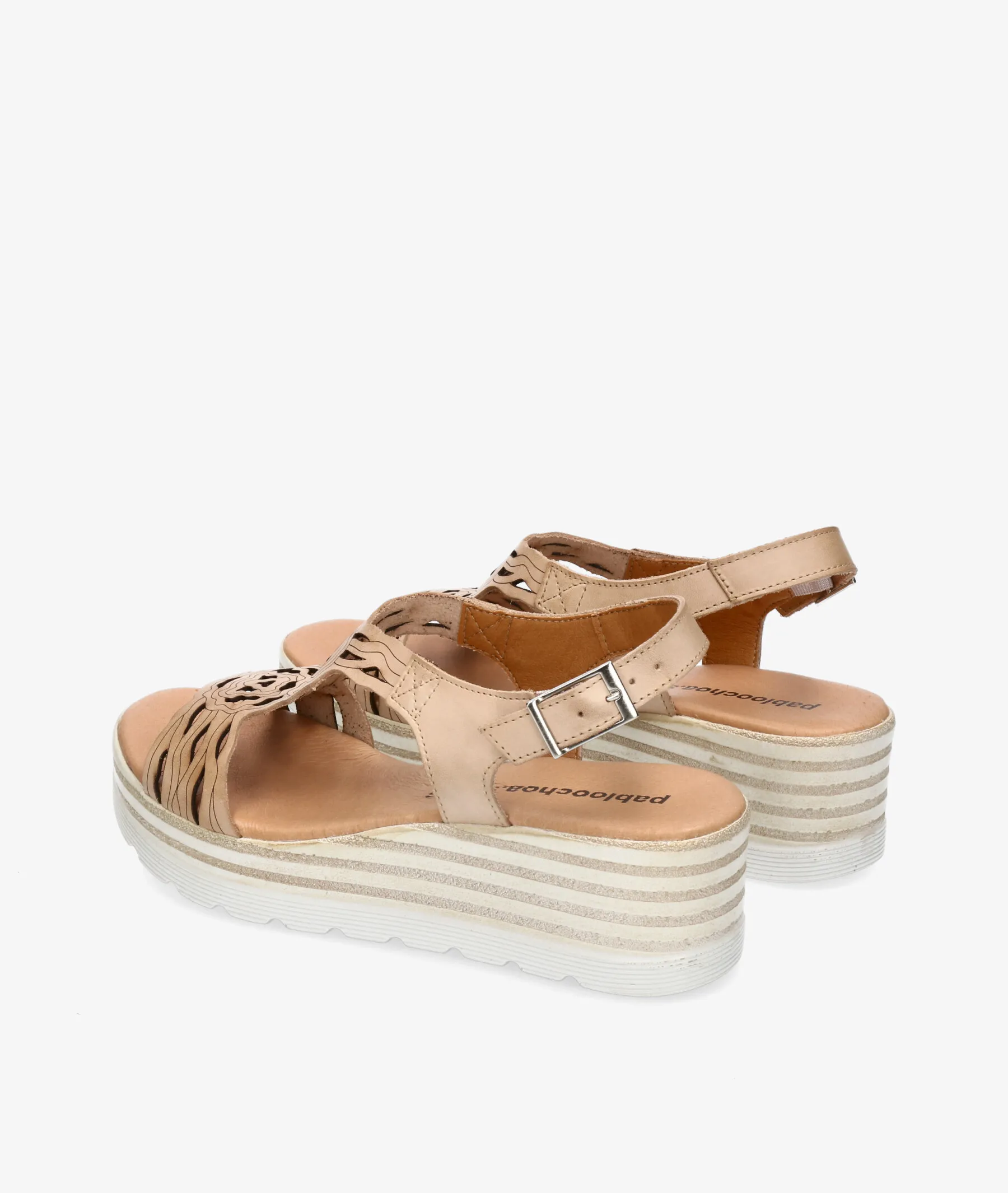 Sandalias pabloochoa.shoes  9062 en beige