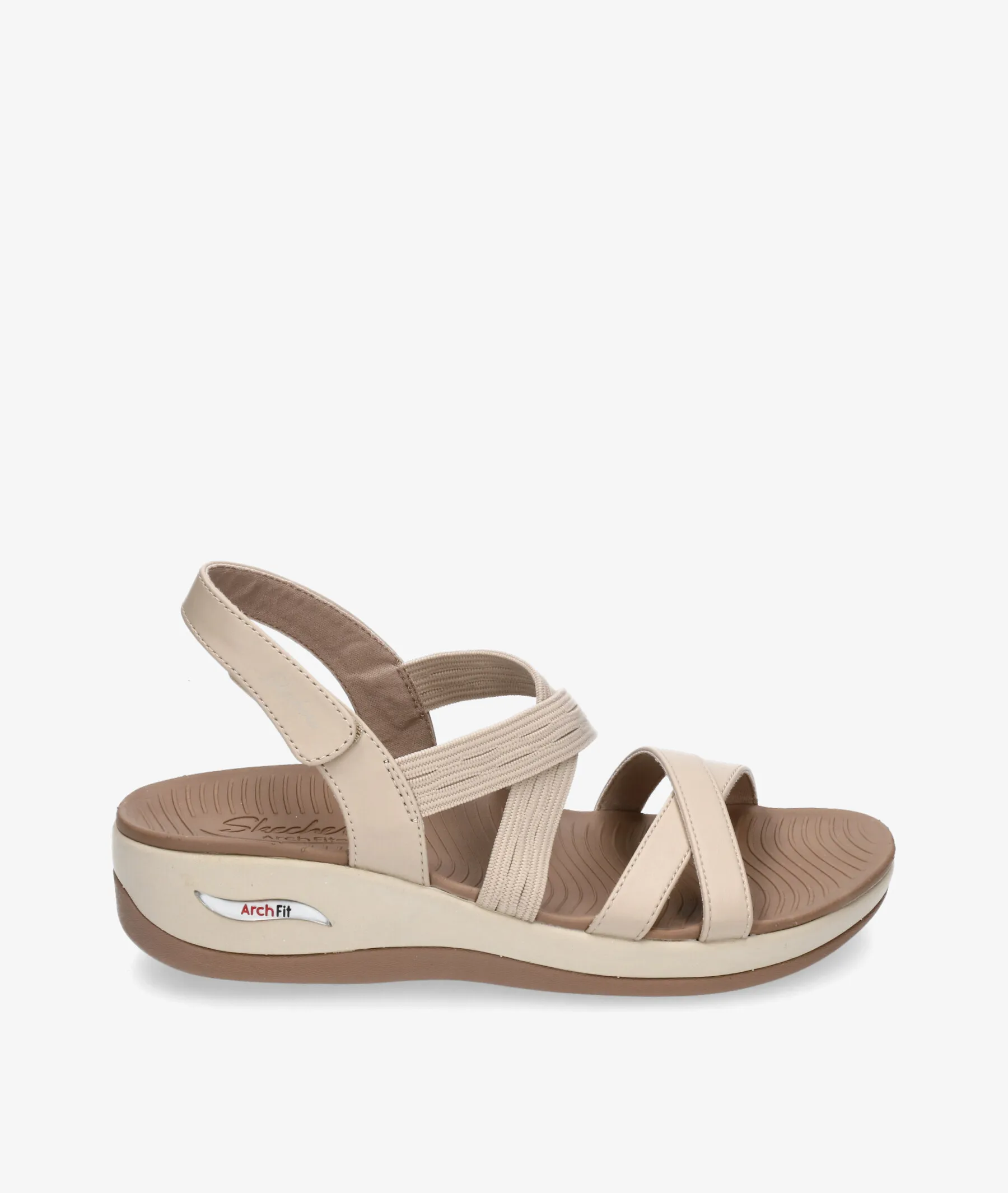 Sandalias Skechers 163387 en beige