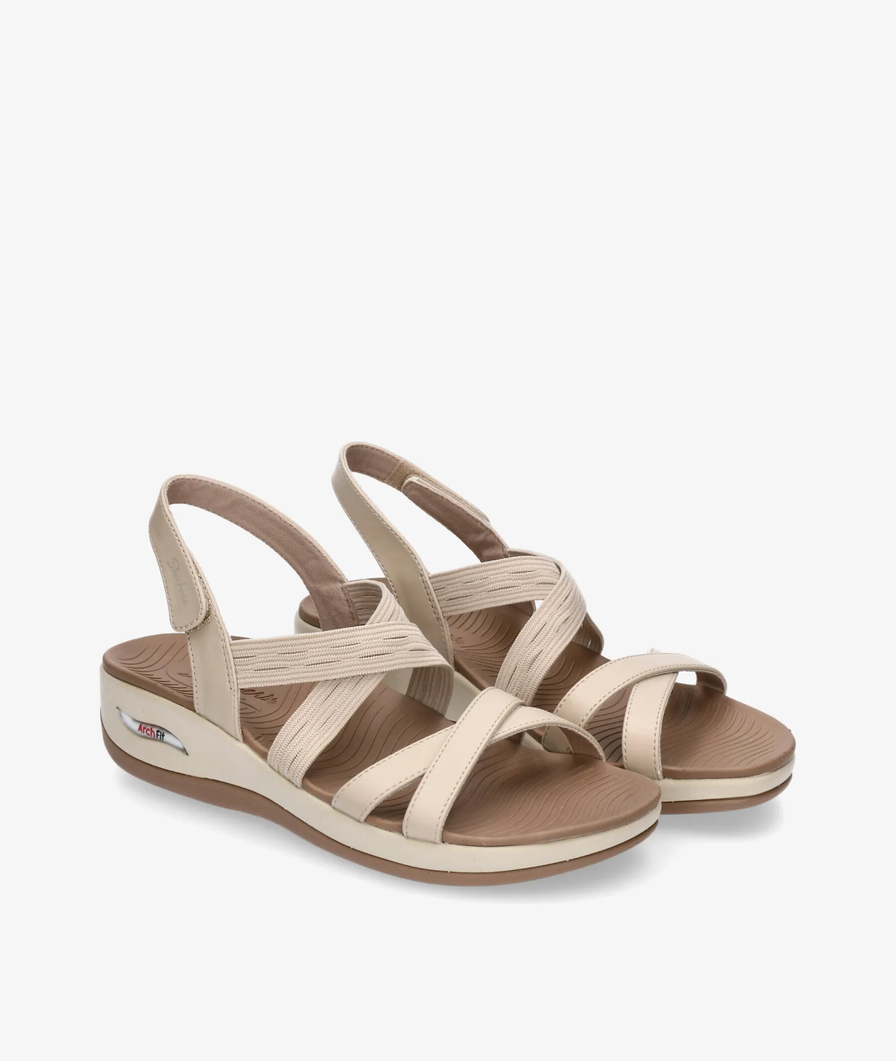 Sandalias Skechers 163387 en beige