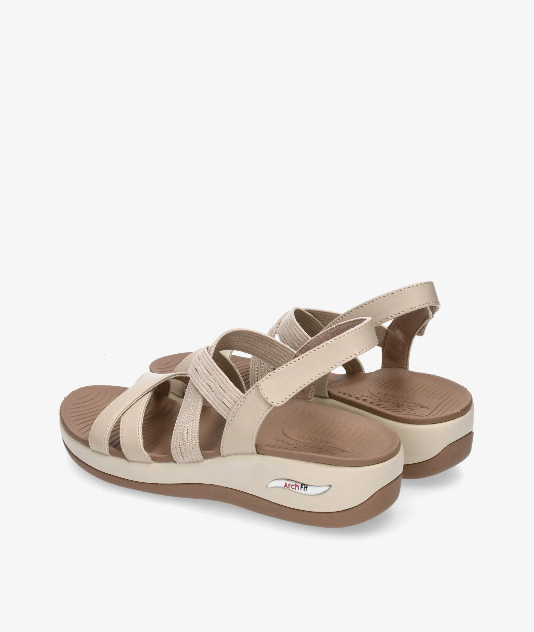Sandalias Skechers 163387 en beige