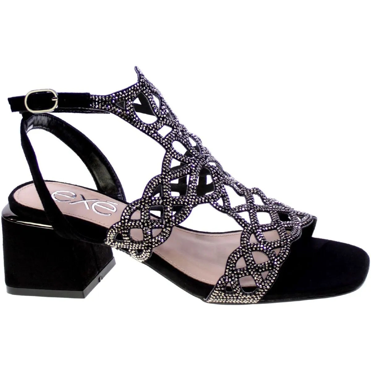 SANDALO DONNA NERO CARMEN110