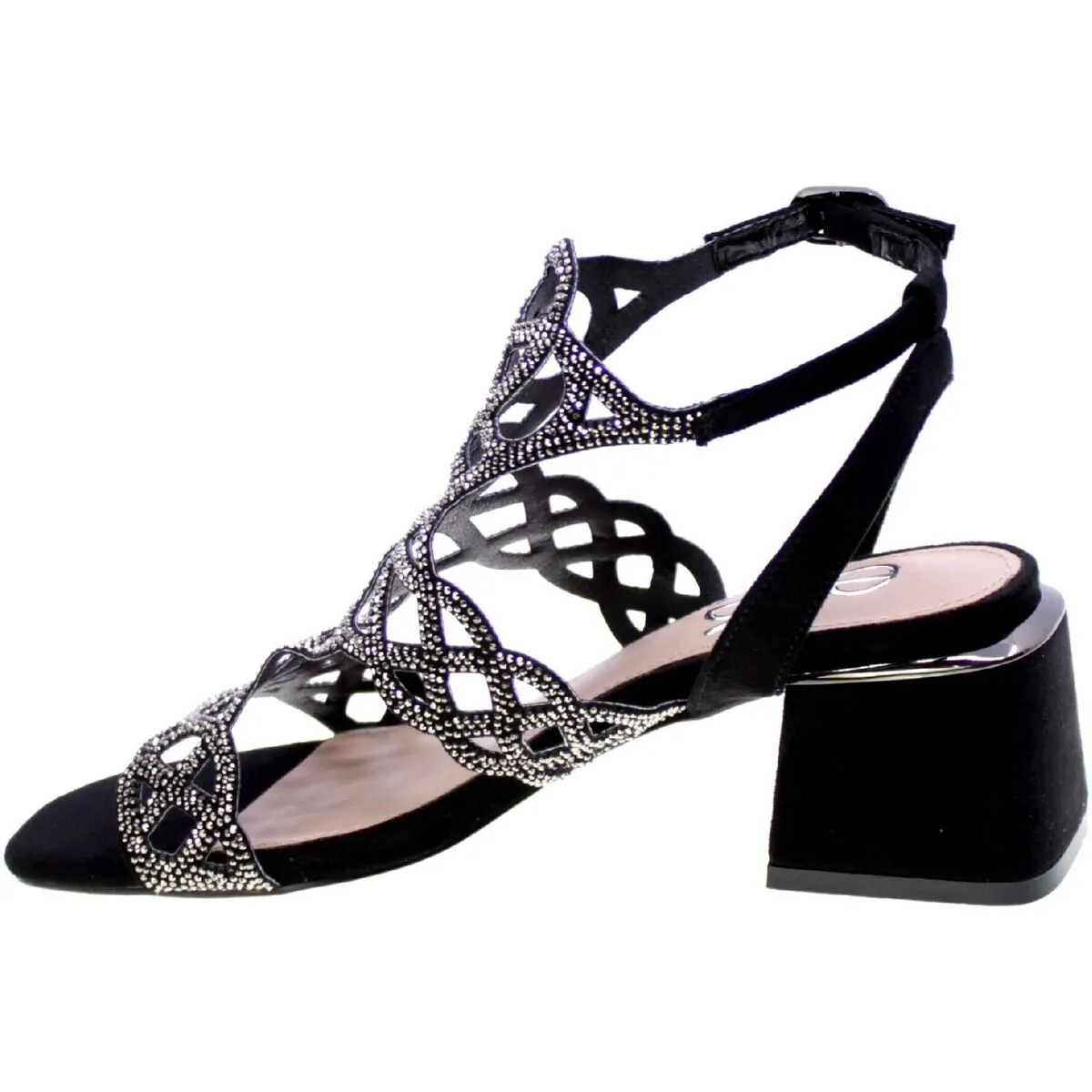 SANDALO DONNA NERO CARMEN110