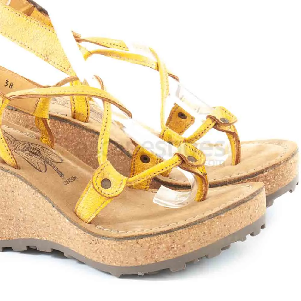 Sandálias FLY LONDON Glam Gosh Amarelo