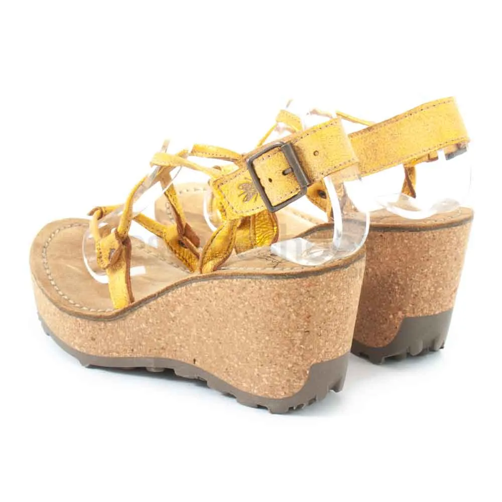 Sandálias FLY LONDON Glam Gosh Amarelo