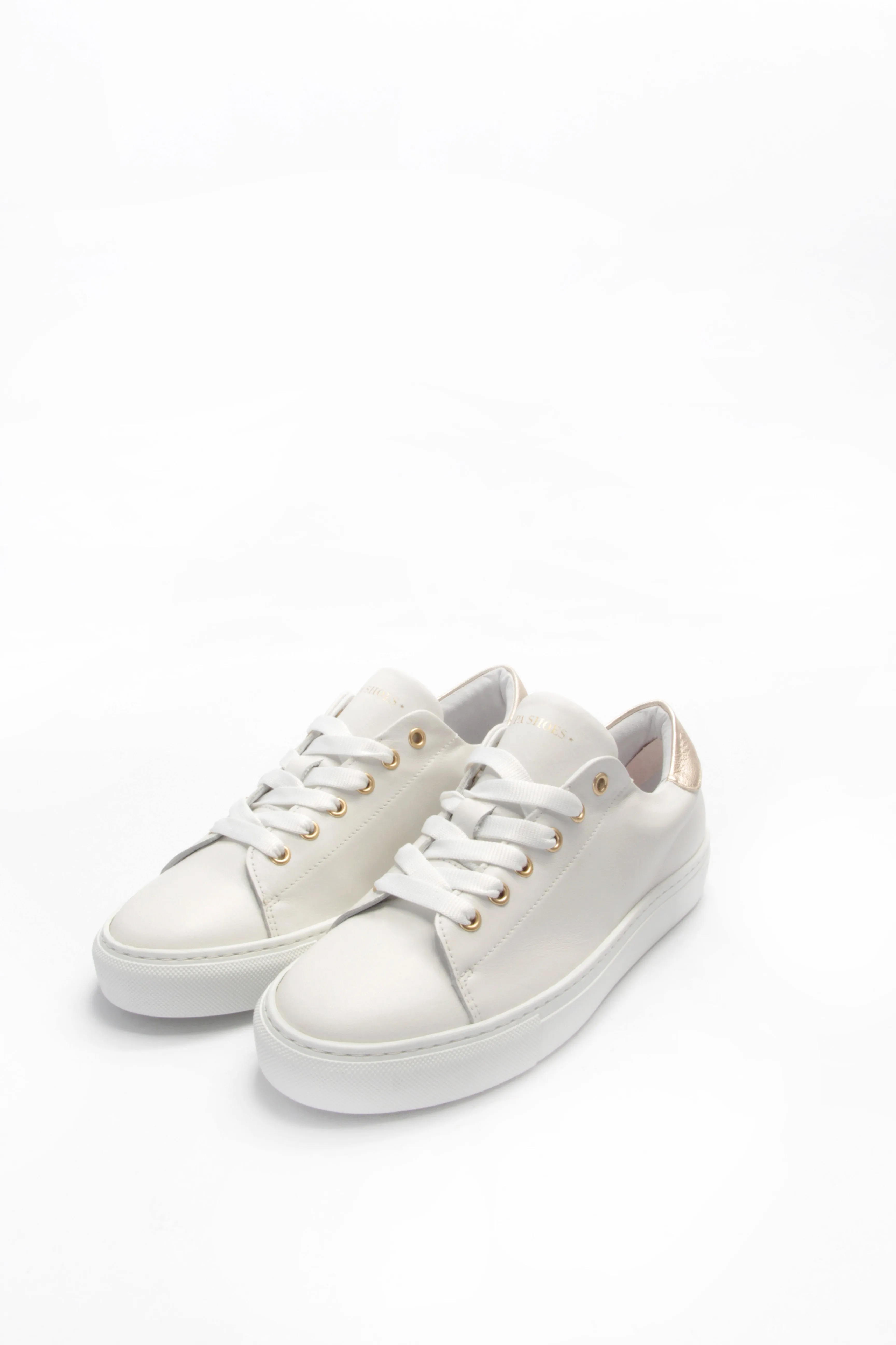 Sapatilha Hupa Shoes Branca e Dourada