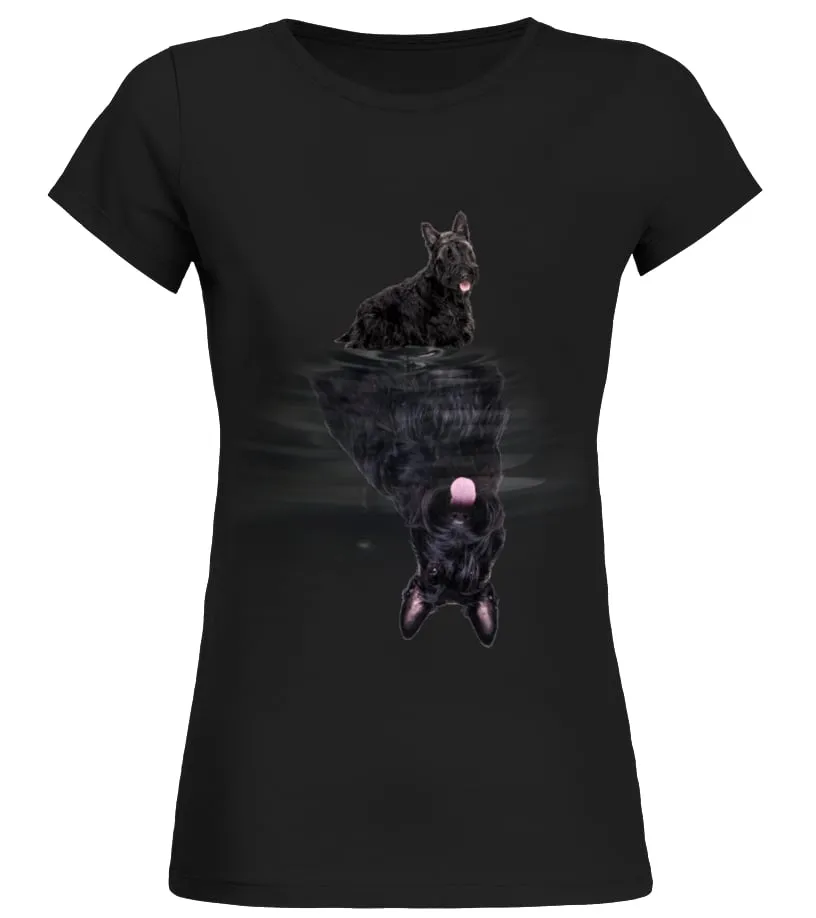 Scottish Terrier Camiseta cuello redondo Mujer