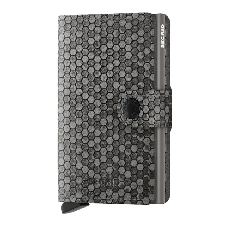 Secrid Miniwallwet Hexagon Grey