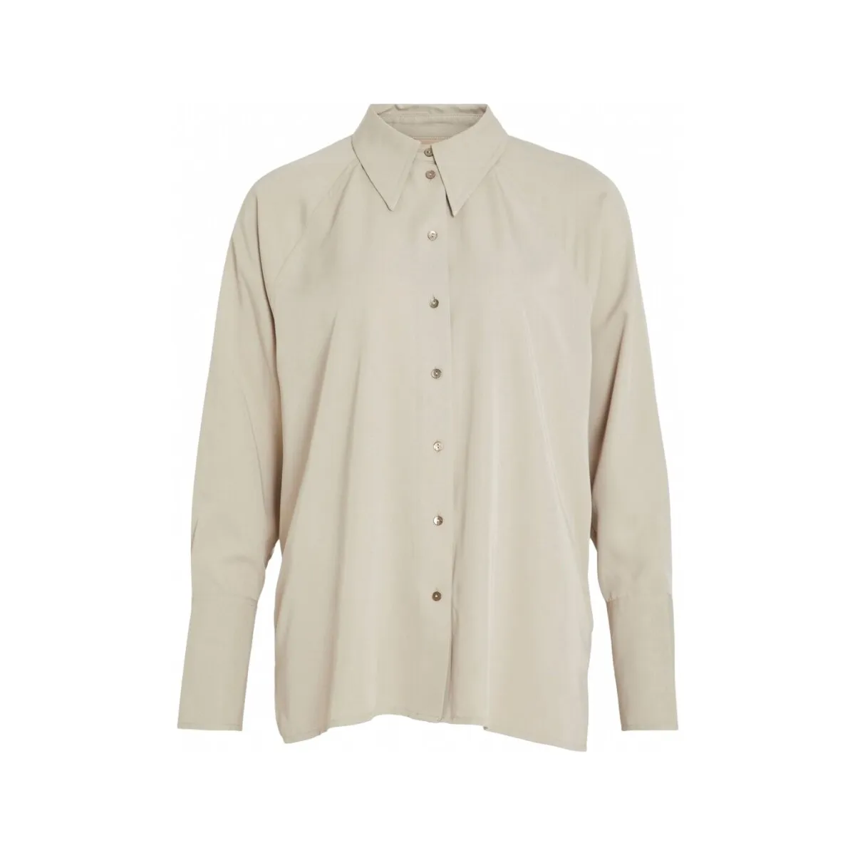 SHIRT STORIA L/S  FEATHER GREY
