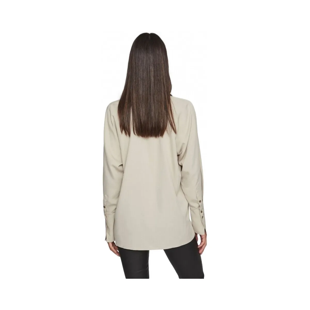 SHIRT STORIA L/S  FEATHER GREY
