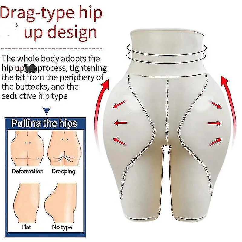 Silicone Butt Pads Lifter Panties, Sponge Padded Women Butt Hip Up Padded Enhancer Control Padded Pa