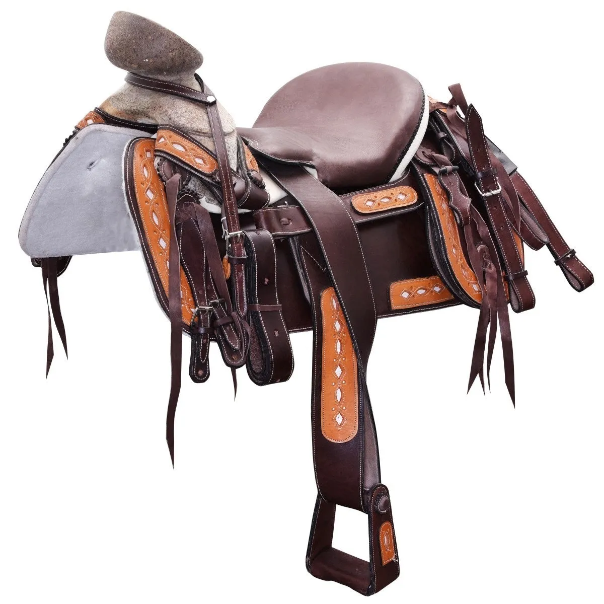 SILLA DE MONTAR PARA CABALLO TMWD10801046  HORSE SADDLE