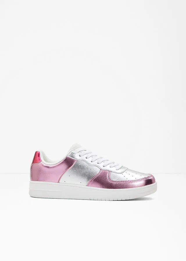 SNEAKERS BAJOS CON PLATAFORMA BLANCOROSA PáLIDO