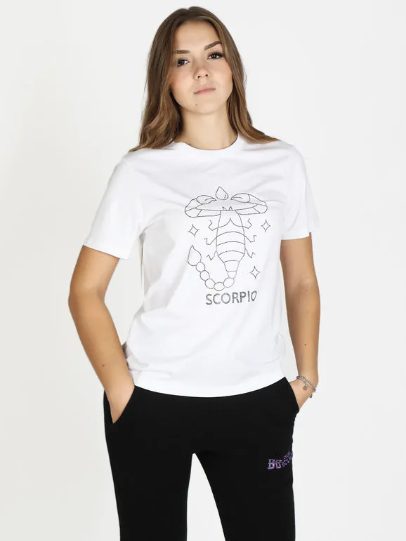 Solada Camiseta de manga corta mujer signo del zodiaco Escorpio