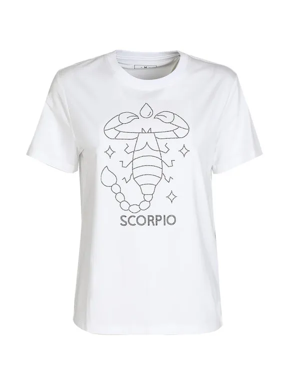 Solada Camiseta de manga corta mujer signo del zodiaco Escorpio