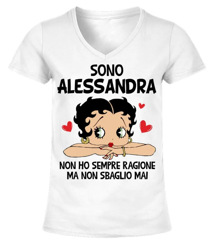 Sono Alessandra Camiseta cuello pico Mujer