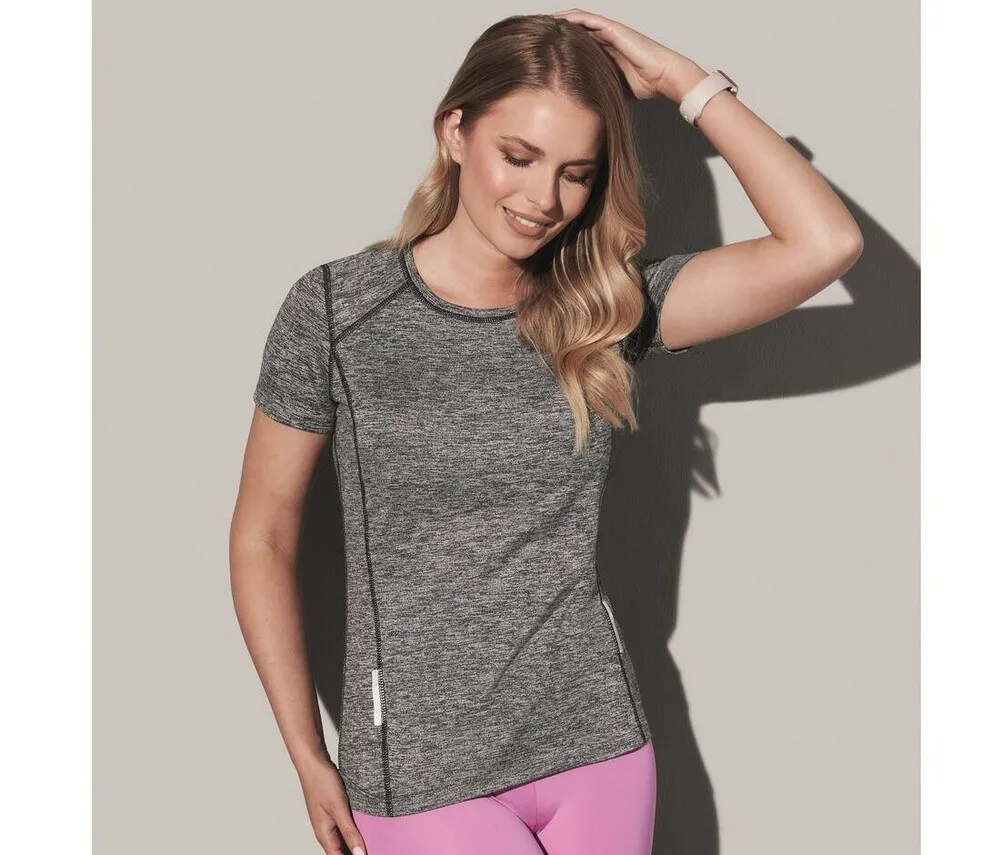STEDMAN ST8940  SPORTS TSHIRT FOR WOMEN  BLUE HEATHER