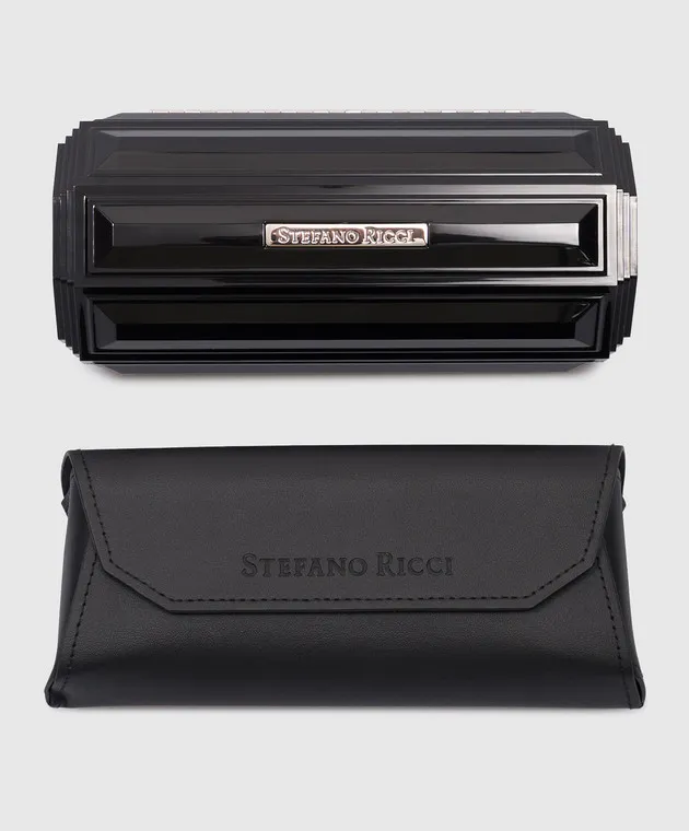 Stefano Ricci IDOL black sunglasses with logo