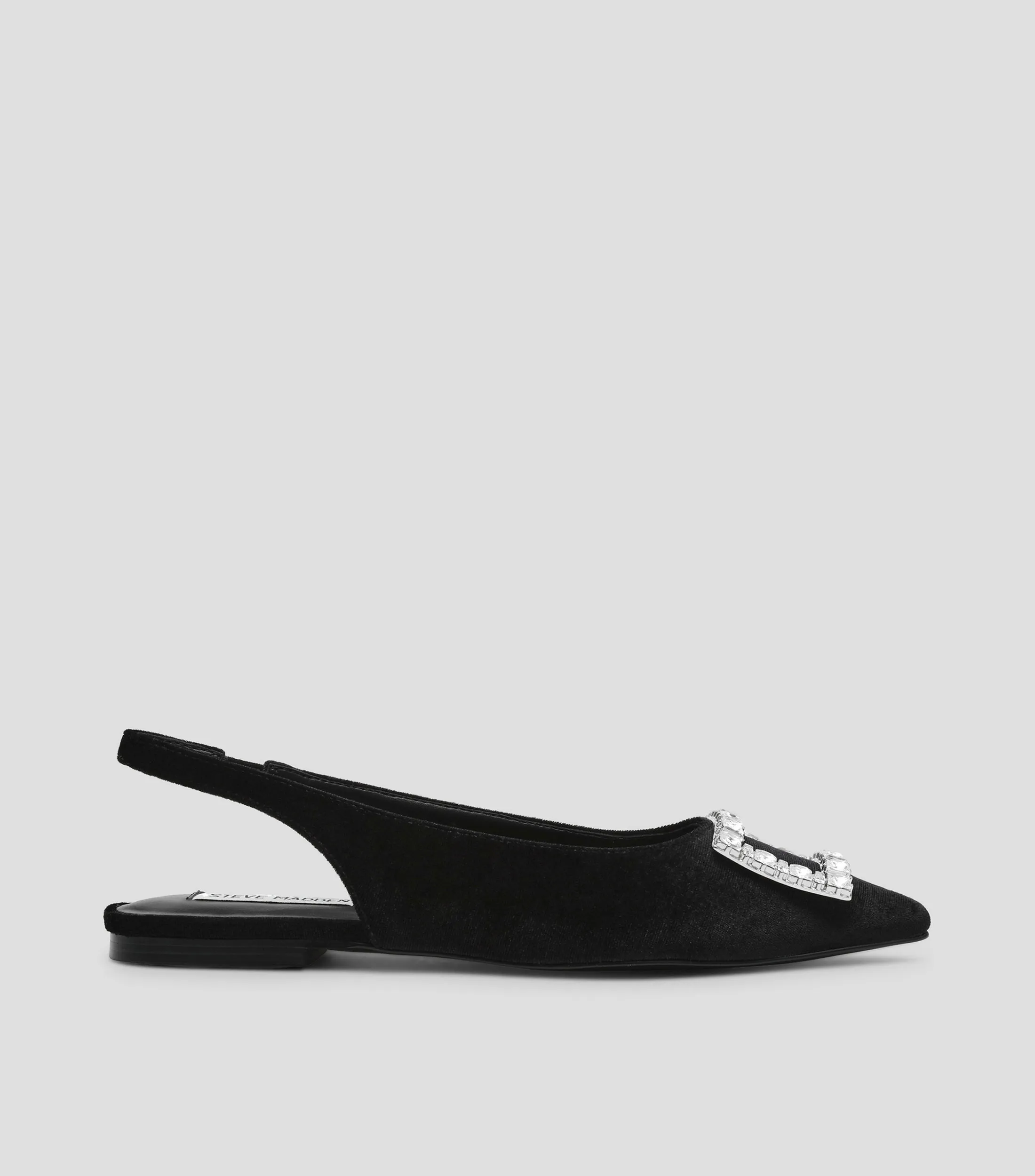 Steve Madden Flats Isabell con cuadro de pedrería Mujer