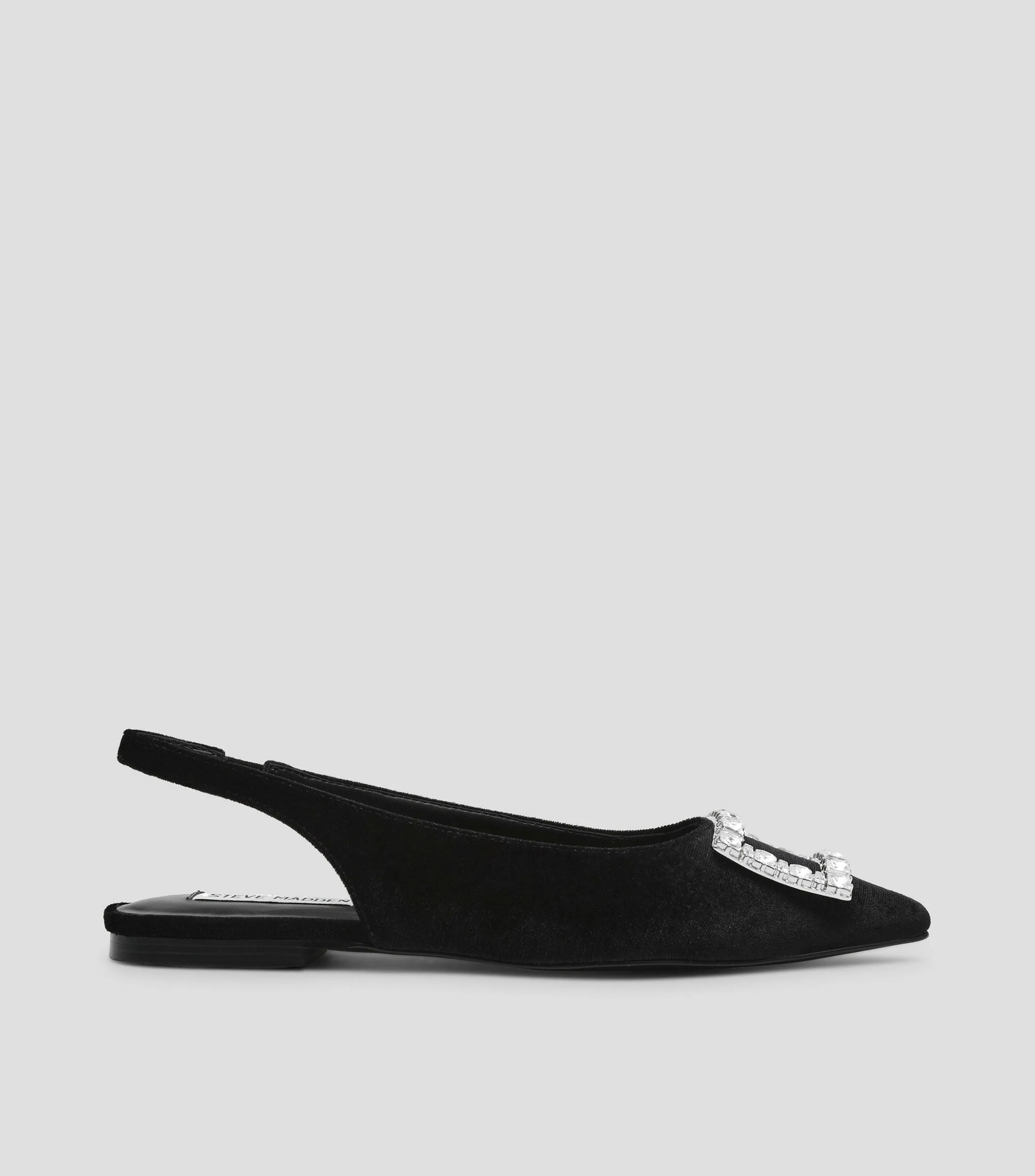 Steve Madden Flats Isabell con cuadro de pedrería Mujer