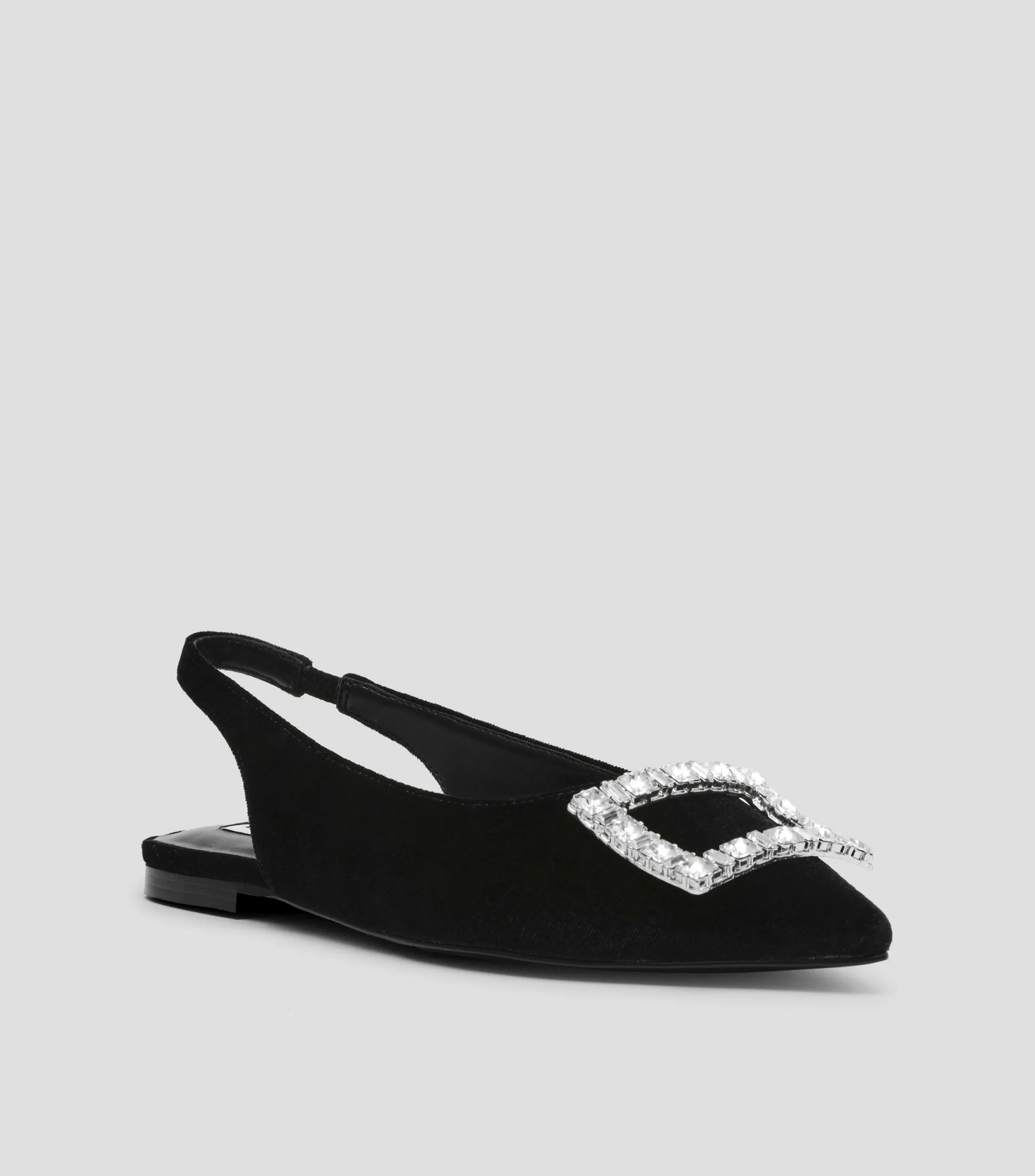 Steve Madden Flats Isabell con cuadro de pedrería Mujer